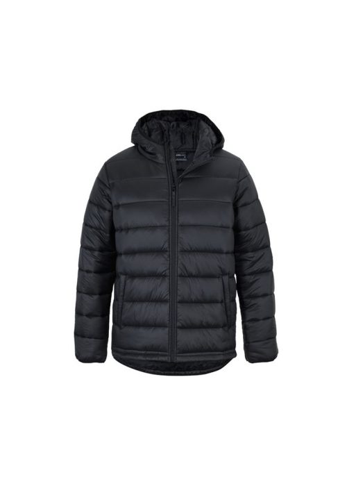 JBs URBAN HOODED PUFFER JACKET: 2XS - 5XL - BLACK