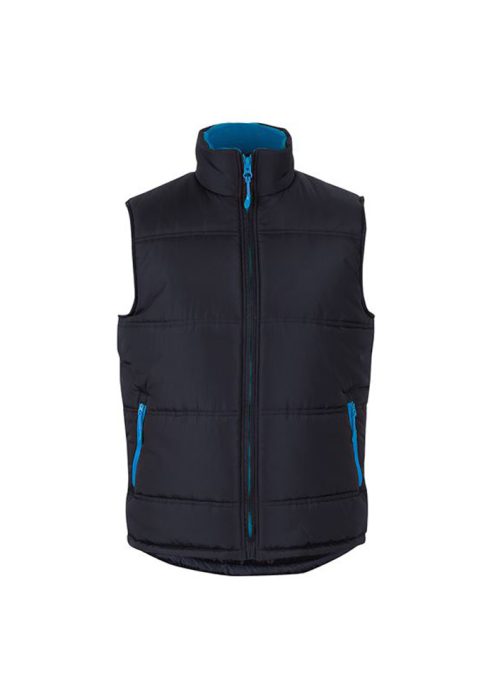 JBS PUFFER CONTRAST VEST: 2XS - 5XL